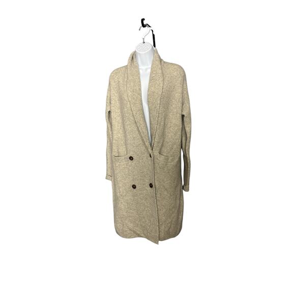 J.Crew XS Double Breasted Long Ribbed Cardigan
Coat Merino Wool Alpaca Blend - Picture 1 of 9